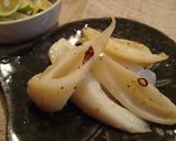 バキッとれんこんペペロンチーノ作り方4写真