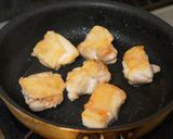 温玉のせ鶏照り焼き丼作り方5写真