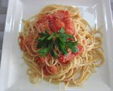 新鮮なトマトで−トマトクリームパスタ♪作り方6写真