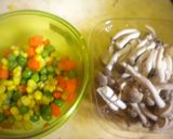 簡単：キノコの炒り豆腐作り方2写真