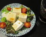 お豆腐サラダわさびドレッシング作り方4写真