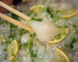 柔らかイカのレモン岩塩カルパッチョ作り方11写真