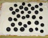 チーズとブルーベリーのロールケーキ作り方8写真