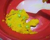 お弁当に♪　かぼちゃと枝豆のお団子作り方1写真