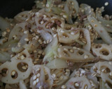 とれとれ食物繊維！押麦こってり味噌炒め作り方4写真