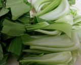 簡単！チンゲン菜とひき肉のとろーり玉子丼作り方1写真