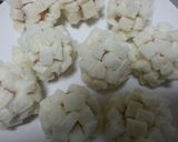 つみれのパン衣揚げ(かのこ揚げ)作り方2写真