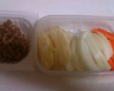 塩麹とごま油de挽き肉と納豆の野菜炒め作り方2写真