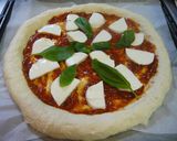 モチモチでチーズとろーりのナポリピッツァ作り方7写真