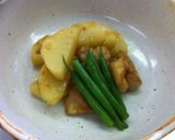 長芋と鶏肉の炒め煮作り方8写真