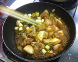 長芋と鶏肉の炒め煮作り方7写真