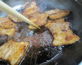 豚バラブロックの甘酢たれ丼作り方3写真
