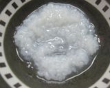 7か月離乳食中期♪7分粥・おかか入り♡作り方3写真