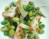 枝豆と揚げかまの☆鰹節和え作り方5写真