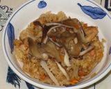 美味　季節の舞茸ご飯作り方3写真