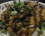 柔らか豚ヒレカツソース丼!作り方4写真