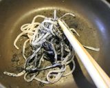 黒カニカマラインでお絵かきしましょ作り方2写真