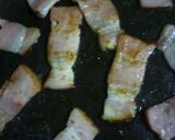 水菜とベーコンのにんにく風味炒め作り方3写真