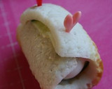 キュウリとうずら卵のちくわくるくる作り方3写真