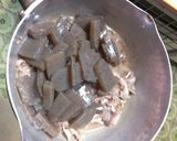 甘味噌さらり豚肉とコンニャクのどて煮風作り方6写真
