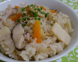 大葉が香る＊鮭としめじの炊き込みご飯作り方9写真