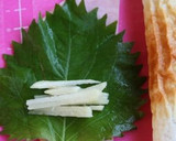しそハム生姜のちくわくるくる作り方2写真