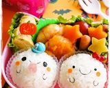 ＊キャラ弁＊　ハロウィン★おばけちゃん！作り方6写真