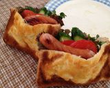 ちびっこもこぼさず食べれる★ポッケサンド作り方7写真