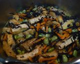 彩りひじきの煮物作り方6写真
