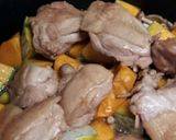かぼちゃと鶏肉の煮物作り方4写真