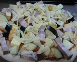美味しい♡ナスとベーコンとチーズのピザ。作り方5写真