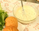 ヘルシー☆豆腐でシーザーサラダ風サンド作り方3写真
