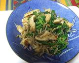 大根菜と上乾ちりめんの油揚炒め＾＾作り方3写真