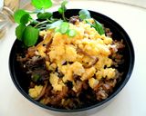 牛肉とごぼうとこんにゃくの炊き込みごはん作り方10写真