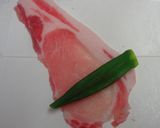 豚肉の甘照り焼き♪おくら巻き＊お弁当にも作り方3写真