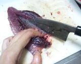 レンジで出来るよ♪ソーダ鰹の黒はんぺん作り方1写真