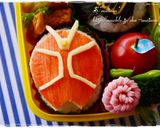 簡単★仮面ライダーウィザード☆キャラ弁作り方9写真