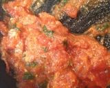 ギリシャ料理 赤海老のトマトチーズ煮込み作り方4写真