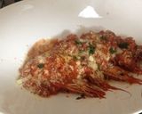 ギリシャ料理 赤海老のトマトチーズ煮込み作り方5写真