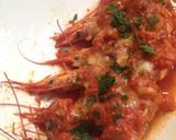 ギリシャ料理 赤海老のトマトチーズ煮込み作り方1写真