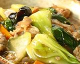 ■豚肉と青梗菜のオイスターあんかけご飯■作り方7写真