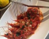 ギリシャ料理 赤海老のトマトチーズ煮込み作り方6写真