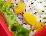 お弁当に♪ゆかりと沢庵のおにぎり作り方5写真