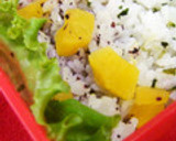 お弁当に♪ゆかりと沢庵のおにぎり作り方5写真