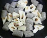 コンニャクとレンコンの味噌炒め作り方3写真