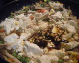簡単：キノコの炒り豆腐作り方7写真
