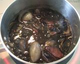 ほろっと崩れる豚ヒレと黒豆の★黒シチュー作り方6写真