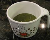ニンジンの葉っぱグリーンスムージー作り方4写真
