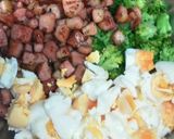 絶対美味しい！ベーコンブロックサラダ作り方3写真