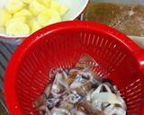 おでん汁リメイク！じゃがいもとイカの煮物作り方1写真